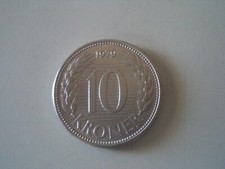 MONETA 10 DIECI KRONER DANESI CORONE DANIMARCA - ANNO 1979