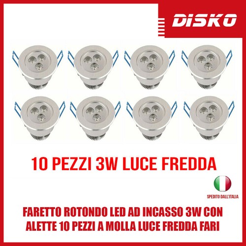 Faretto rotondo led incasso - led, ad