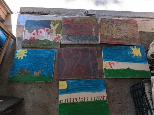 Lotto quadri tela 40x50 - quadri,