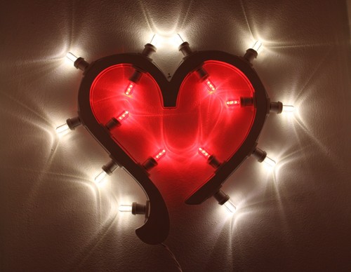 Luminaria salentina cuore led - cuore,