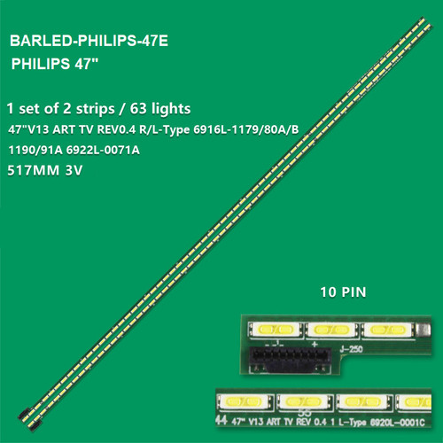 Strisce led per - per, tv