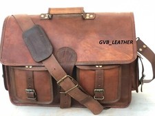 Borsa A Spalla In Pelle Vintage Ultimo Stock Per Laptop E Scuola