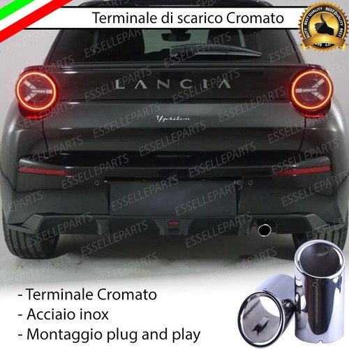 Terminale scarico cromato - scarico,