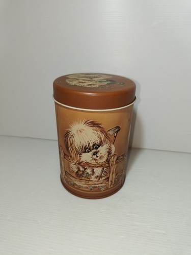 Barattolo vintage metallo - in,