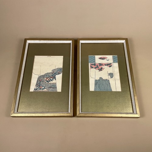 Coppia quadri design kimono