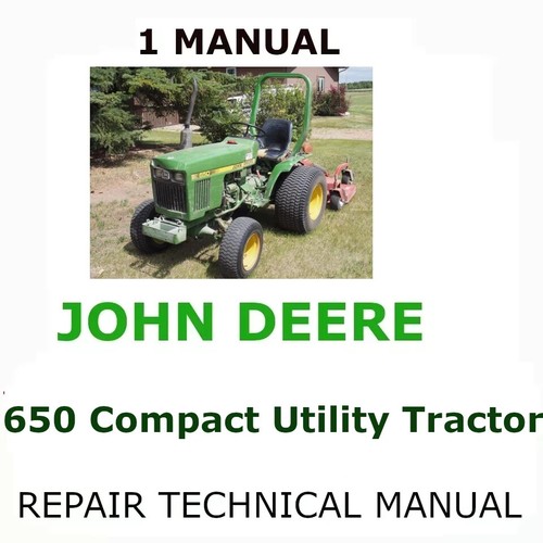 John deere 650 compact utility - deere,