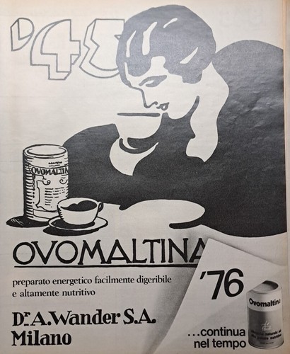 Ovomaltina rara pubblicità - ovomaltina,