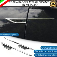 Coppia badge laterali cromati - coppia,