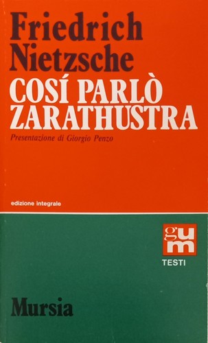 Cosi parlo zarathustra - cosi,