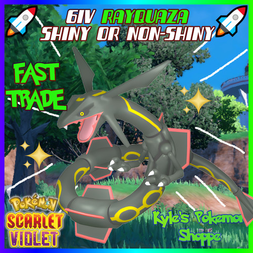 6iv shiny rayquaza - ✨,