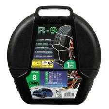 CATENE DA NEVE OMOLOGATE, MAGLIA DA 9MM AUTO-TENSIONAMENTO PER CERCHIO 14-15-16