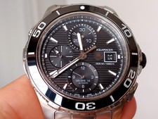 tag heuer Aquaracer 500 crono automatico acciaio 2013 ref. AK2110 € 3650