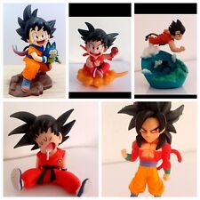 Lotto 5 Personaggi Dragon Ball - Goku  dimensioni dagli 8 ai 13 cm - Set Figures
