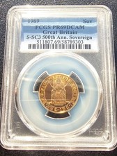 1989 Gold Proof Full Sovereign