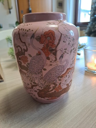 Vaso rosa ceramica con - vaso,