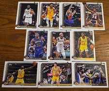 Los Angeles Lakers 2025-26 Topps Basketball Team Set - 10 carte