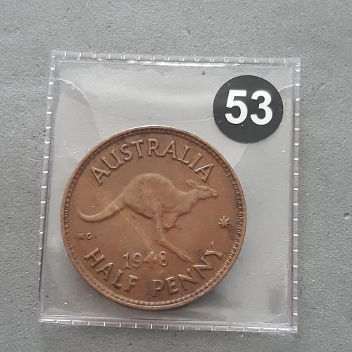 Australia half penny - australia, "half