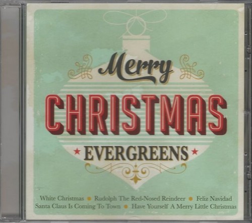 Merry christmas evergreens - christmas,