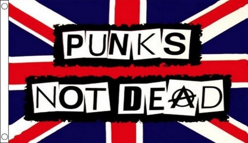 Bandiera punks not - not, dead