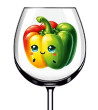 12x Adesivo Vinile Acquerello