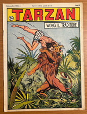TARZAN Urra n° 24 -Wong il traditore- ORIGINALE 1949 - Ed. Mondiali