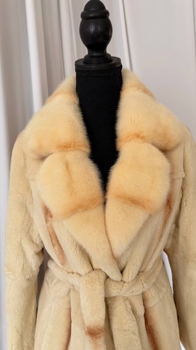 Cappotto pelliccia vera visone