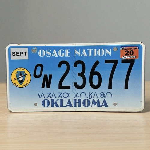 Oklahoma osage nation license - oklahoma,
