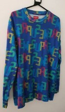 T-Shirt Supreme Lettere L/S