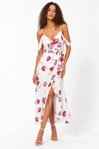 Abito bardot camelia - abito, floreale