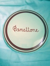 PIATTO IN CERAMICA PER PANETTONE CON SCRITTA