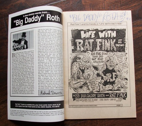 Rat fink comix big daddy - ed,
