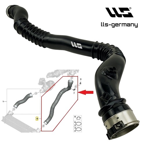 Tubo turbo intercooler - , bmw