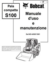 CD LIBRETTO MANUALE USO E MANUTENZIONE  BOBCAT S100 IN ITALIANO