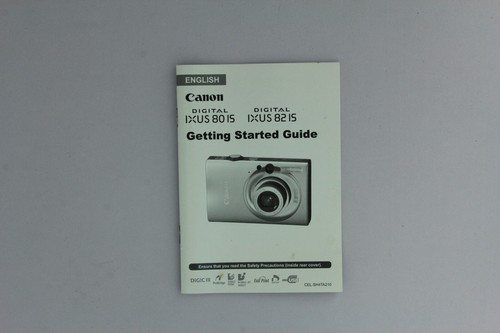 Canon digital ixus 82 - ixus, is