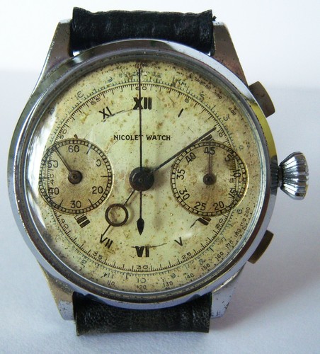Nicolet watch chronograph - nicolet,