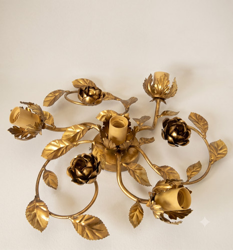 Plafoniera lampadario oro - plafoniera,