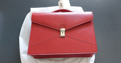 Borsa lavoro pelle vera - borsa,