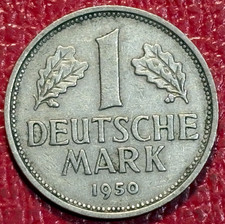HIGH GRADE XF 1950 F GERMAN -