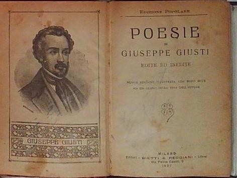 Poesie giuseppe giusti - poesie,