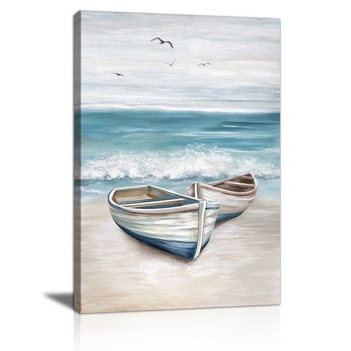 Blu costiera spiaggia quadri - blu,