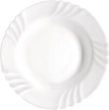 Set 6 Piatti fondi bormioli ebro cm24 arcopal Opale bianco non si sbecca lavabil