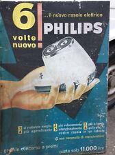 PUBBLICITA ANNI 60/70 NUOVO RASOIO PHILIPS