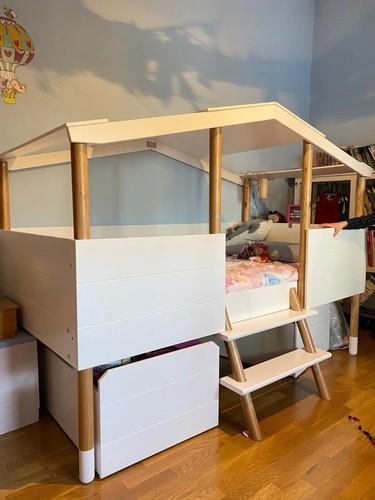 Letto singolo capanna - letto,