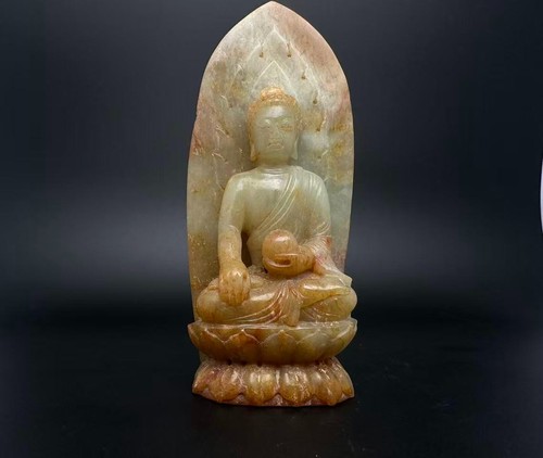 Statua buddha giada - statua,