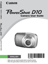 Canon POWERSHOT D10 fotocamera