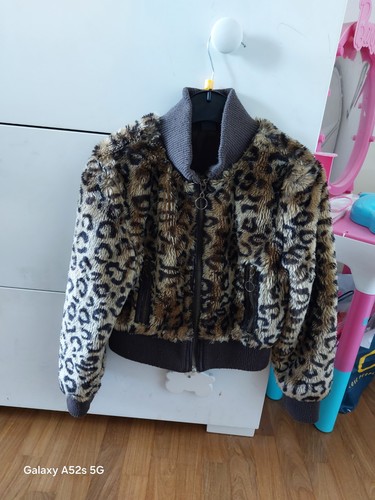Zara pellicciotto leopardato - pellicciotto,
