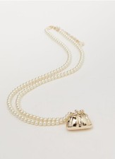 Collana elegante con sacchetto