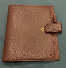 LOUIS VUITTON Taiga Agenda Day Planner Cover Marrone