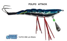 POLPARA POLPO ATTACK EXPERT BLUE SILVER 15+15 GR PESCA MARE POLPO 
