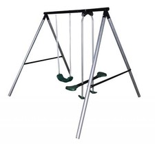 ALTALENA IN ACCIAIO 3 POSTI